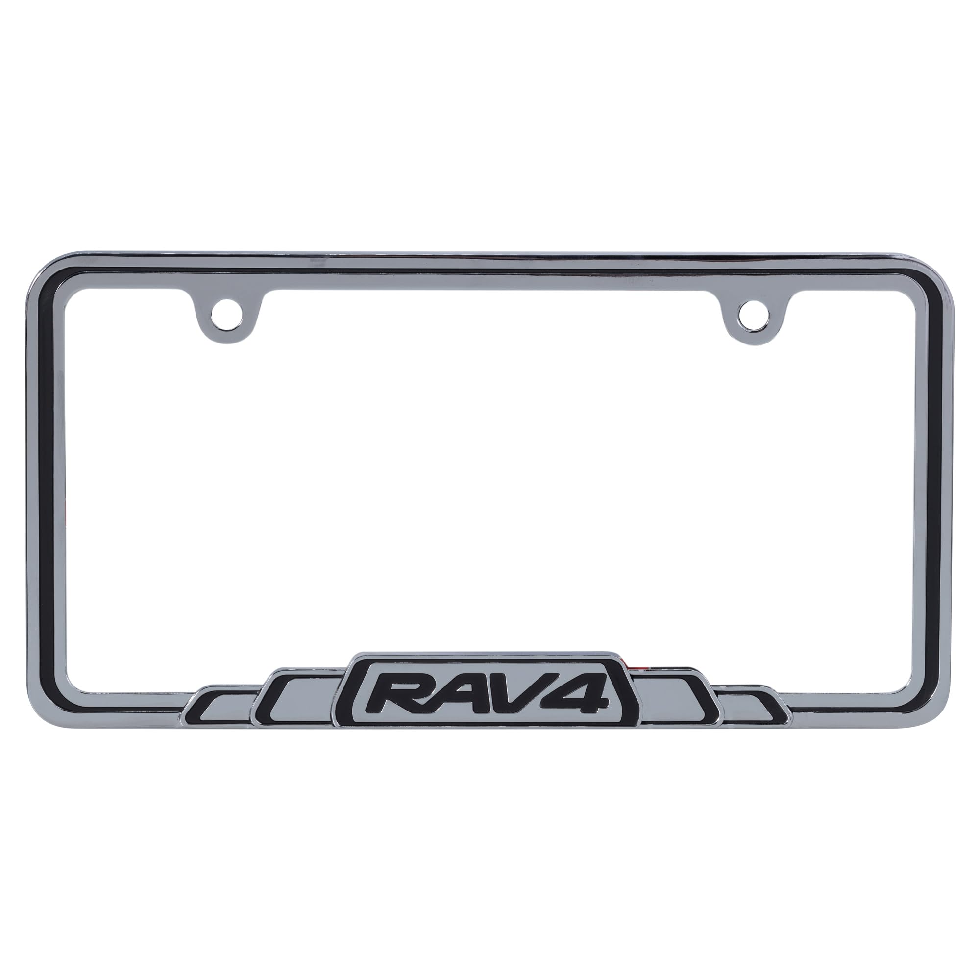 Amazon.com: Chroma 042591 Toyota RAV4 Metal License Plate Frame